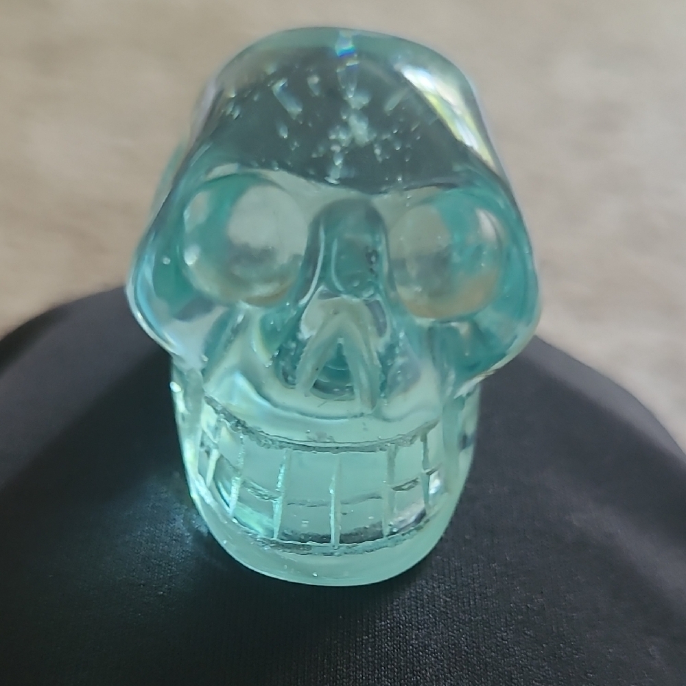 Crystal Skull Decor in Blue